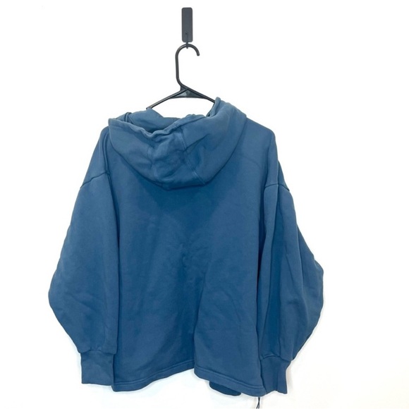 Adidas Oversized Women's Teal Hoodie - Picture 6 of 6